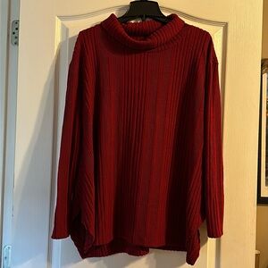 NWOT Simply Vera Ribbed Turtleneck Sweater - Size XL